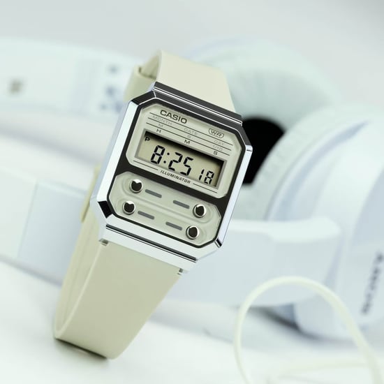Reloj Beige Unisex Casio Collection Vintage A100WEF-8AEF - Image 2
