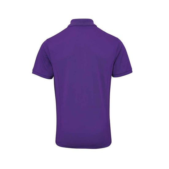 Premier Mens Coolchecker Plus Piqu Polo Shirt (Purple) - Image 2