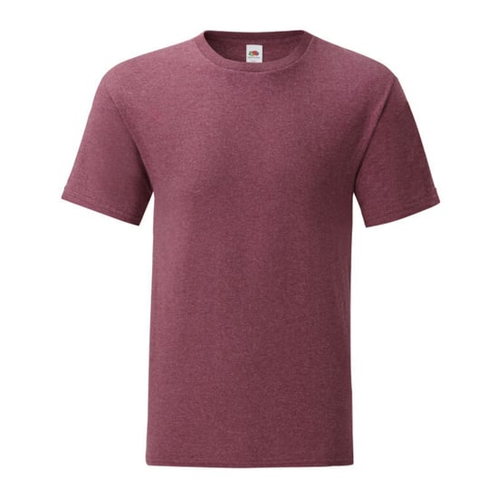 Fruit Of The Loom Mens Iconic 150 T-Shirt (Burgundy Heather) - Image 1