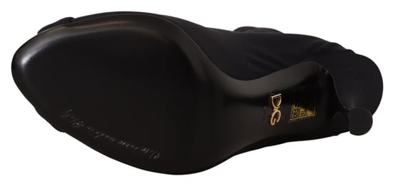 Botines cortos elásticos negros para mujer Dolce & Gabbana - Image 2