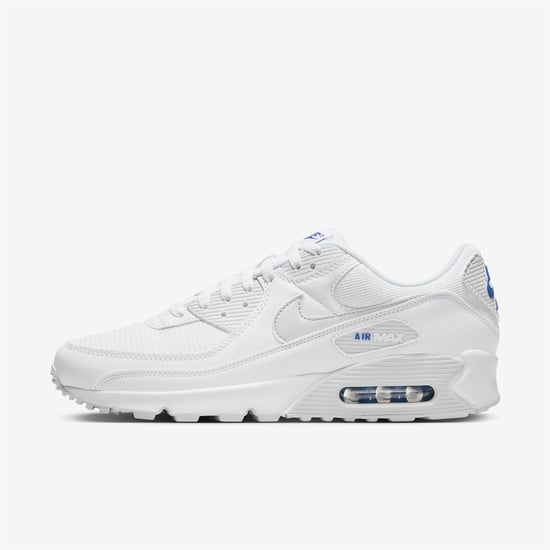 Nike Air Max 90 Men’s Trainers in White/Photon Dust/Game Royal - Image 1