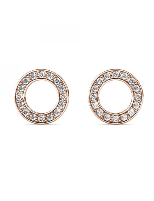 Pendientes Ophir - Oro rosa y cristal - Image 3