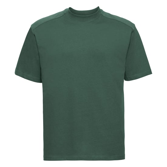 Russell Europe Mens Short Sleeve Cotton T-Shirt (Bottle Green) - Image 1