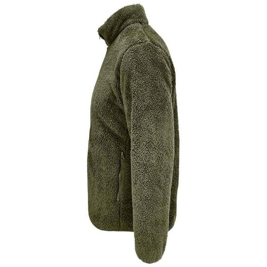 SOLS Unisex Adult Finch Fluffy Jacket (Army) - Image 2