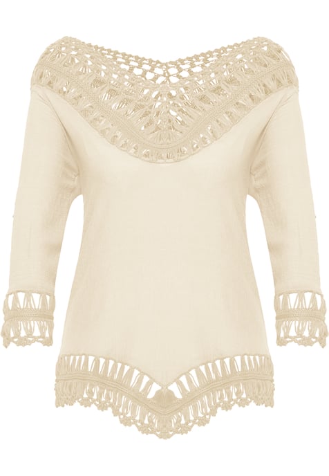 IZIA tunic with crochet part mahisha - Image 1
