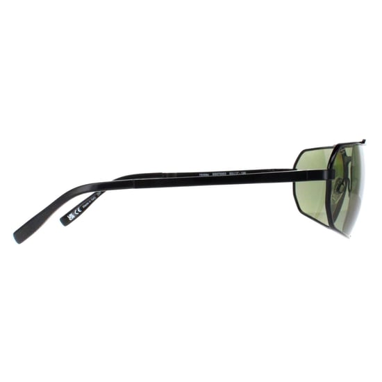 Serengeti Rectángulo Hombre Negro Brillante Capa Transparente Mineral Polarizado 555nm Verde Hinkley - Image 3