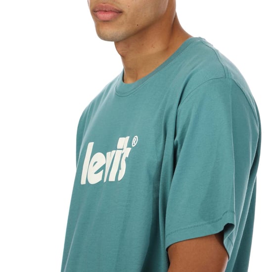 Men's Levis B&T Relaxed Fit T-Shirt in Teal