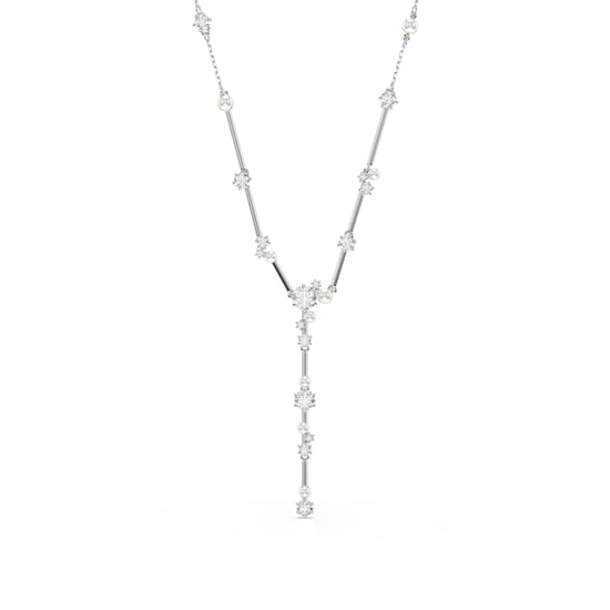 Swarovski 'Constella Bars' Women's Base Metal Necklace - Silver 5711830 - Image 1