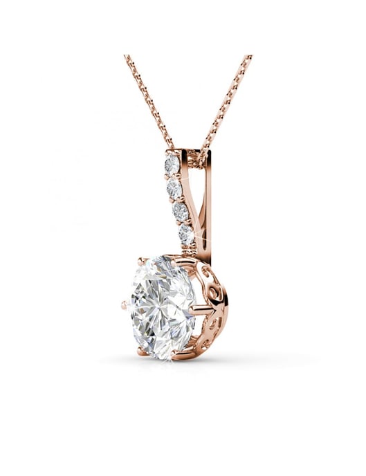Colgantes Kristine - Oro rosa y cristal - Image 3