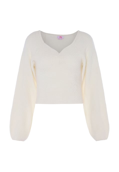 Mymo Pullover women off-white - Image 1