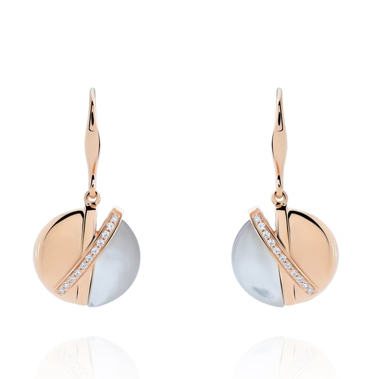 Orphelia 'Moragene' Women's 925 Sterling Silver Set: Necklace + Earrings + Ring - Gold SET-7506/G - Image 3