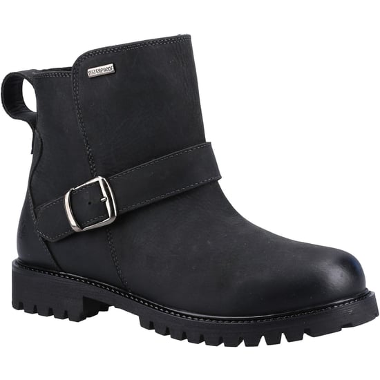 Hush Puppies Wakely Leather Women's Black Boots - Image 1