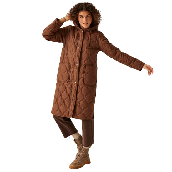 Regatta Womens/Ladies Jaycee II Padded Jacket (Dark Brown) - Image 3