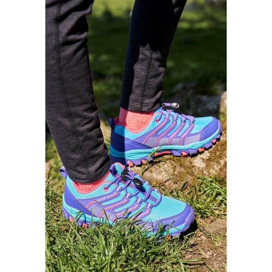 Mountain Warehouse Childrens/Kids Bolt Waterproof Trainers (Bright Blue) - Image 1