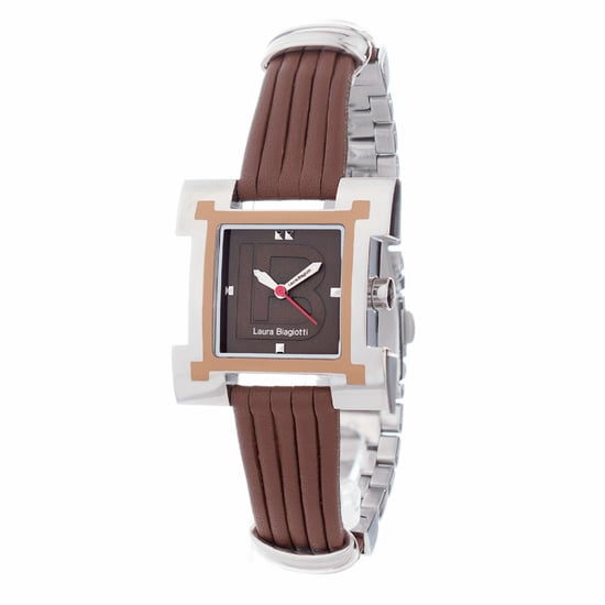 Laura Biagiotti Reloj de mujer Cuarzo plata marrón - Image 1