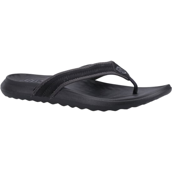 HEYDUDE Myers Flip Sport Mode Polyester Men's Black Sandals - Image 1