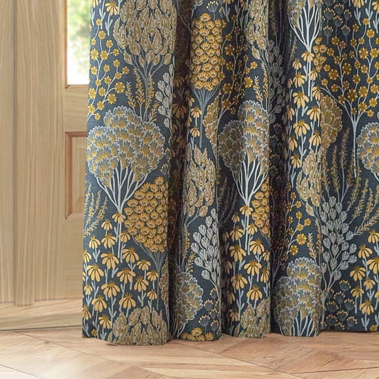 Wylder Ophelia Floral Jacquard Pencil Pleat Curtains
