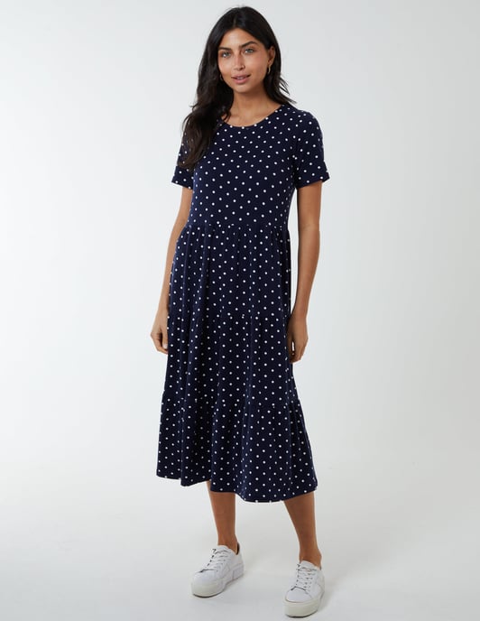Tiered Smock Dress