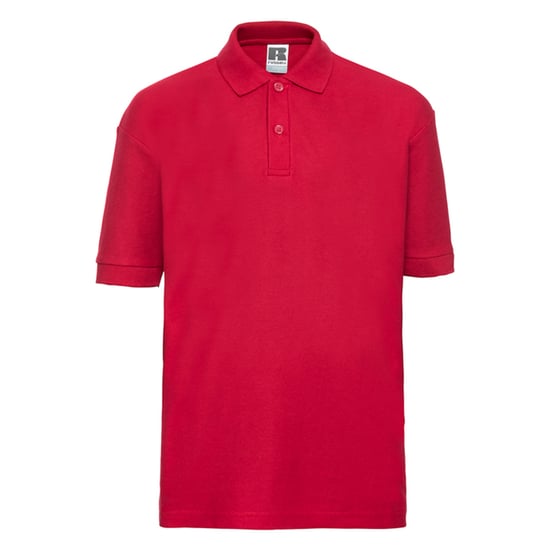 Russell Childrens/Kids Classic Polycotton Polo Shirt (Classic Red) - Image 1
