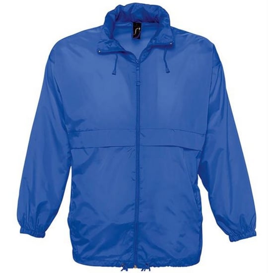SOLS Unisex Surf Windbreaker Lightweight Jacket (Royal Blue) - Image 1