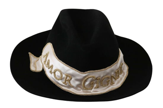 Sombrero de ala ancha negro para mujer Dolce & Gabbana - Image 2