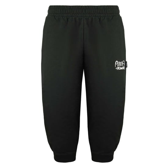Puma x Mr. Doodle Stretch Waist 3/4 Joggers Black Womens Track Pants 531019 01