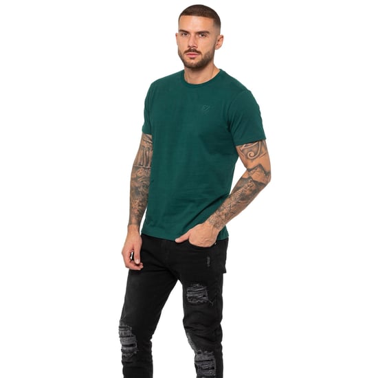 Enzo | Camiseta cuello redondo hombre - Verde - Image 1