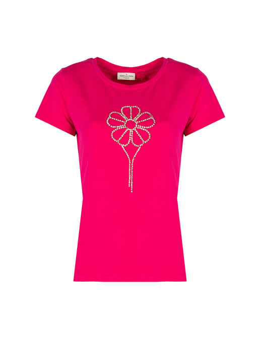 Rebel Queen by Liu Jo T-Shirt de mujer rosado - Image 1