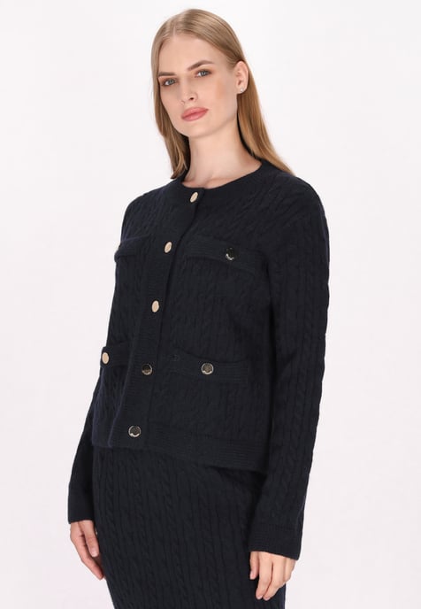 Dreimaster Cardigan women marine - Image 3