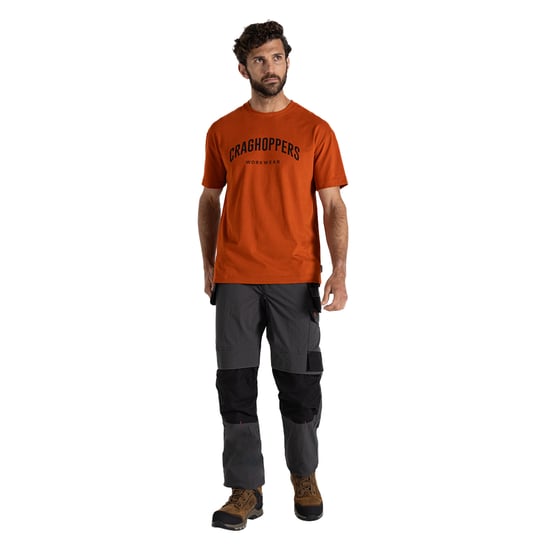 Craghoppers Mens Batley Work T-Shirt (Potters Clay)