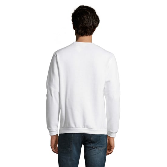 SOLS Mens Spider Round Neck Sweatshirt (White) - Image 2