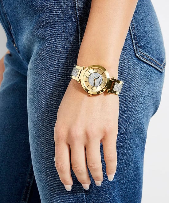 Guess Aurora Women's Gold Watch W1288L2 - Image 4