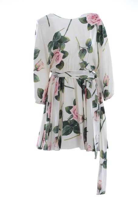 Vestido midi Dolce & Gabbana Women Flowers - Image 1