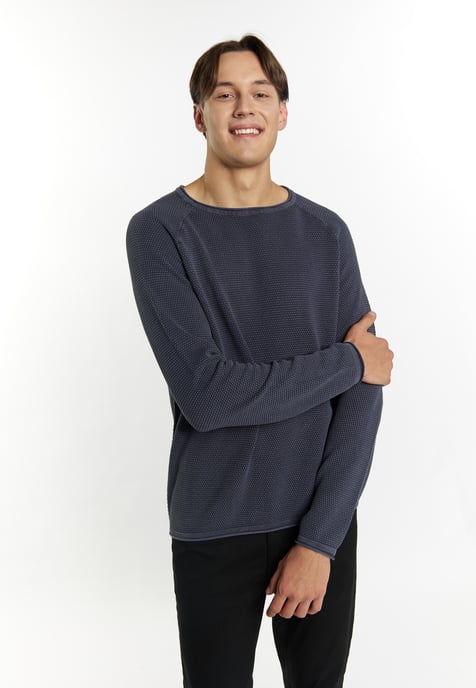 Mo Knitted pullover Men marine - Image 3