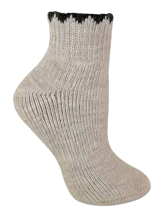 Sock Snob - Calcetines cortos de invierno de lana de alpaca para mujer - Image 1