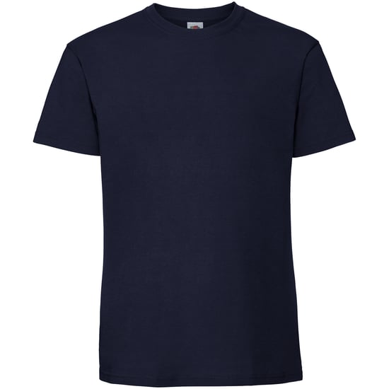 Fruit Of The Loom Mens Iconic 195 Ringspun Premium Tshirt (Deep Navy) - Image 1