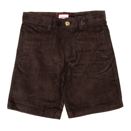 Boys' corduroy shorts with adjustable elastic waistband 17I14902