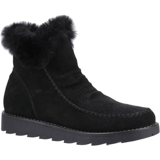 Hush Puppies Moira Suede Women's Black Boots - Image 1