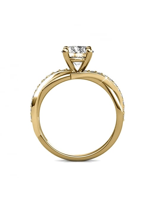 Anillo Eleanor - Oro y Cristal - Image 5