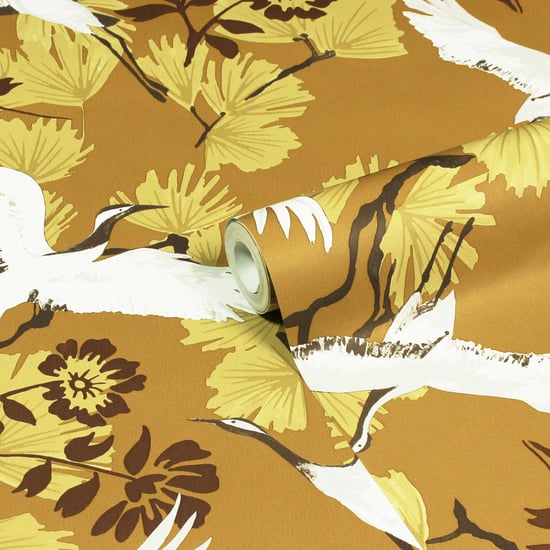 Papel Tapiz Botánico Impreso Demoiselle - Image 1