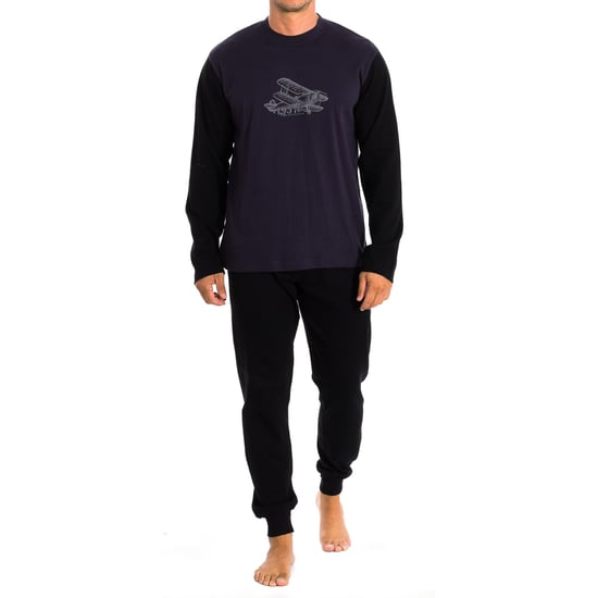 Pijama manga larga cuello redondo KL30172 hombre - Image 1