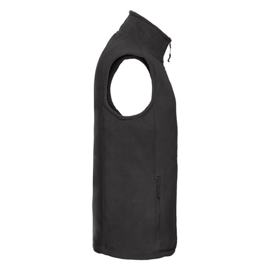 Russell Mens Fleece Outdoor Gilet (Black) - Image 3