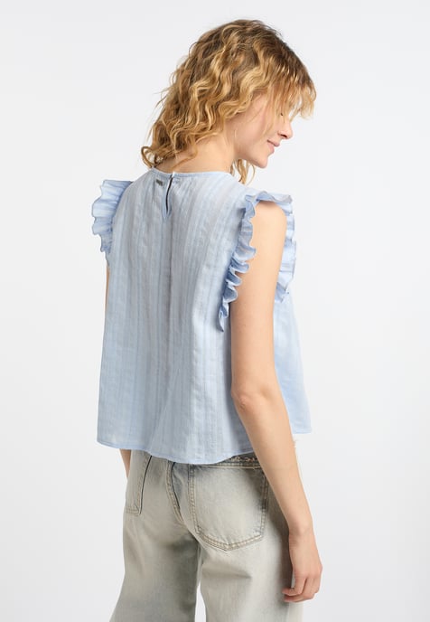 Dreimaster Blouse women light blue - Image 4