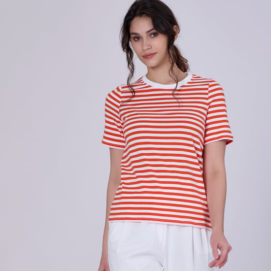Stripes Cotton T-shirt - Image 1