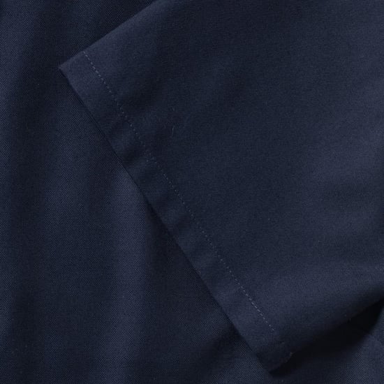 Russell Collection Ladies/Womens Short Sleeve Easy Care Oxford Shirt (Bright Navy) - Image 6