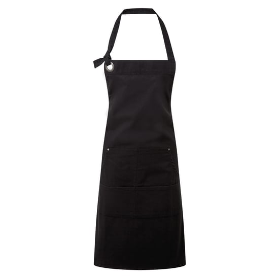 Premier Calibre Heavy Canvas Pocket Apron (Black) - Image 1