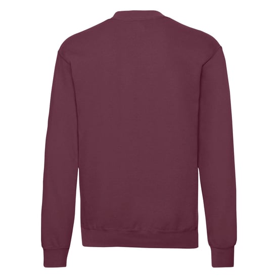 Fruit of the Loom Mens Classic 80/20 Set-in Sweatshirt (Burgundy) - Image 2