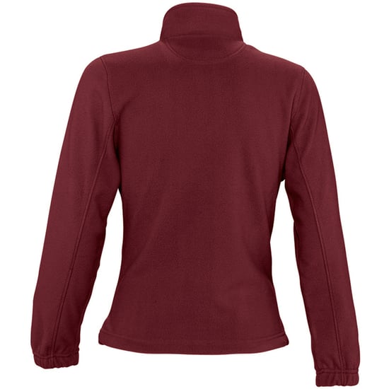 SOLS Womens/Ladies North Full Zip Fleece Jacket (Burgundy) - Image 2