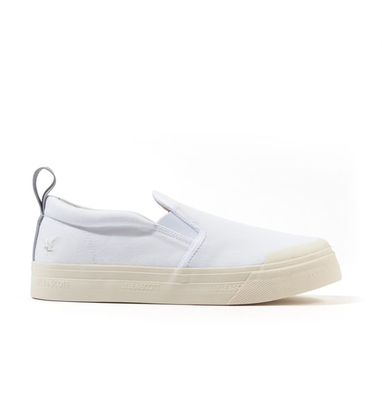 Lyle & Scott Duncan Zapatillas de Lona Blancas - Image 2