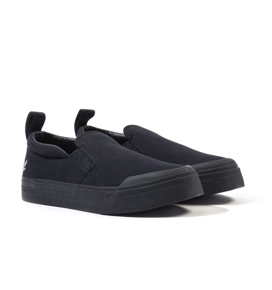 Lyle & Scott Duncan Zapatillas de Lona Negras - Image 1